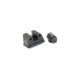 Trijicon Heavy Duty Night Sight Set, Yellow Front Outline, Walther PPX/PPS/PPS M2, Black, 600742