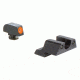 Trijicon Heavy Duty Night Sights Orange Front Outline Fits Glock 42