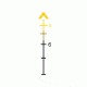 Trijicon TA11F-A ACOG 3.5x35 Rifle Scope - Amber Chevron BAC .223 Flattop Reticle, Flat Top Adapter