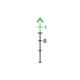 Trijicon ACOG TA02 LED 4x32mm Rifle Scope, Black, Green Chevron .223 / 5.56x45mm Reticle, MOA Adjustment, 100391