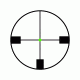 Trijicon AccuPoint TR-25 1-6x24mm Rifle Scope, 30 mm Tube, Second Focal Plane, Black, Green German #4 Crosshair w/ Dot Reticle, MOA Adjustment, 200083