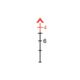 Trijicon ACOG TA02 LED 4x32mm Rifle Scope, Black, Red Chevron .223 / 5.56x45mm Reticle, MOA Adjustment, 100393