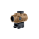 Trijicon MRO SD 1x25mm Reflex Red Dot Sight, 2.0 MOA Adjustable Red Dot, with Full Co-witness Mount, Anodized Coyote Brown, MRO-C-2200327