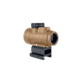Trijicon MRO SD 1x25mm Reflex Red Dot Sight, 2.0 MOA Adjustable Red Dot, with Full Co-witness Mount, Anodized Coyote Brown, MRO-C-2200327