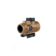 Trijicon MRO SD 1x25mm Reflex Red Dot Sight, 2.0 MOA Adjustable Red Dot, with Low Mount, Anodized Coyote Brown, MRO-C-2200326