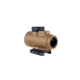 Trijicon MRO SD 1x25mm Reflex Red Dot Sight, 2.0 MOA Adjustable Red Dot, with Low Mount, Anodized Coyote Brown, MRO-C-2200326