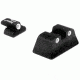 Trijicon Bright &amp; Tough Night Sight Set for Smith &amp; Wesson, Non-Novak LoMount - Green Front &amp; Rear SA04