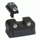 Trijicon Bright &amp; Tough Night Sight Set, Green Front and Yellow Rear - Colt Govt, Older
