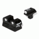 Trijicon Bright &amp; Tough Green Front &amp; Green Rear Night Sight Set - Colt Govt, Newer CA01