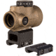 Trijicon OPMOD MRO 1x25mm Red Dot Sight, 2 MOA Red Dot Reticle, w/Trijicon MRO Low and 1/3 Co-Witness Mounts, Coyote Brown, 2200093