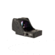 Trijicon RMR HD 1x Reflex Red Dot Sights, 55 MOA Adjustable LED Reticle w/ 1.0 MOA Red Dot, Black, 1 MOA, 3200001