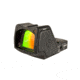 Trijicon RMR HD 1x Reflex Red Dot Sights, 55 MOA Adjustable LED Reticle w/ 3.25 MOA Red Dot, Black, 3.25 MOA, 3200002