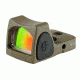 Trijicon RMR Night Sight, Adjustable LED Sight - 6.50 MOA Red Dot-CK-FDE 700237