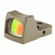 Trijicon RMR Night Sight, Sight LED - 6.5 MOA Red Dot-CK FDE 700123