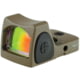Trijicon RM06 RMR Type 2 Adjustable LED Red Dot Sight, 3.25 MOA Red Dot, w/o Mount, Matte, FDE, 700696