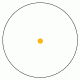 Trijicon RX30 25 6.5 MOA Amber Dot Reticle 42mm Reflex Sight RX30-25