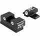 Trijicon Bright &amp; Tough 3 Dot Night Sight Set, Green Front &amp; Rear, Springfield XD-9, XD-40, XD-45 &amp; XD-357, SP01
