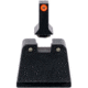 Trijicon Suppressor/Optic Height Sight Set, Orange Front/Black Rear &amp; Green Lamp, Glock  42, 43, 43x, 43e, 50, Black, 601142