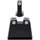 Trijicon Suppressor/Optic Height Sight Set, White Front/White Rear &amp; Green Lamp, Glock  42, 43, 43x, 43e, 48, Black, 601140