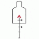 Trijicon TA11F ACOG 3.5x35 Rifle Scope with Red Chevron BAC .223 Flattop Reticle - includes Flat Top Adapter Rifle Scope