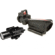 Trijicon ACOG 3.5x35 Scope with Surefire Flashlight