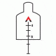 Trijicon ACOG 5.5x50 Illuminated BAC Flattop Rifle Scope w/Mount, Red Chevron .223 Reticle