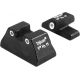 Trijicon Bright &amp; Tough 3 Dot Night Sight Set, Green Front &amp; Rear - H&amp;K USP Compact - HK08