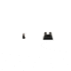 Trijicon Walter Heavy Duty Night Sight Set, Orange Front Outline Walther, PPS, PPX, PPS M2, 600743