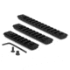 Trinity Force Keymod Rail Attachment Set,11/7/5 Slot Rail Adapters,Black KMSET