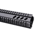 Trinity Force M4/AR15 Mid Lenth 10in. Free Float Quad Rail, Black, Slanted Vents YGM407BX