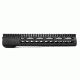 Trinity Force P1812 Series Gen 2 12in Free Float Keymod Rail,Black w/2 Detachable Keymod Sections YGSJ12