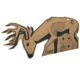 Triumph Systems Downwind Big Buck Cardboard Target - 10 Pack, Brown, 40 x 17.5 in, 0200-20-003