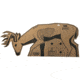 Triumph Systems Downwind Big Buck Cardboard Target - 10 Pack, Brown, 40 x 17.5 in, 0200-20-003