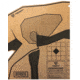 Triumph Systems Downwind Deer Cardboard Target, Black/Brown, 40 x 17.50in, 0200-20-000