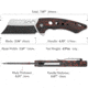 TRIVISA Mensae Linerlock Black/Red