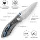 TRIVISA Rhino Framelock Carbon Fiber, TVJM08WM