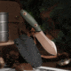 TRIVISA Pumpkin Fixed Blade Green
