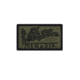 Trooper Clothing Join Or Die Snake Patch, OD Green/Black EMB-9660