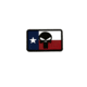 Trooper Clothing Texas Punisher PVC Patch, Multicolor PVC-9646