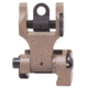Troy Rear Folding Battle Sight, T6 Aircraft Aluminum, Flat Dark Earth, FBS-R0FT-00