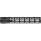 Troy Industries SOCC Gen 2 Free Float M-LOK Handguard AR-15 Aluminum Battle Rail, Black, 12.5in, SRAI-SR1-12BT-G2