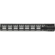 Troy Industries SOCC Gen 2 Free Float M-LOK Handguard AR-15 Aluminum Battle Rail, Black, 15.125in, SRAI-SR1-15BT-G2