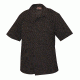 Tru-Spec Poly/Cotton Rip-Stop Tactical Uniform Shirt, Short Sleeve, Black, 5XLR 1336010