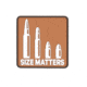 TRU-SPEC Size Matters Morale Patch, Orange, 6693000