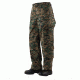 TRU-SPEC TAC T.R.U. Cotton/Nylon Ripstop Trousers - Men's, Digital Woodland, Extra Small, Regular, 1395002
