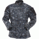 Tru-Spec Tactical Response Shirt MIDNIGHT DIGITAL P/C R/S, Large Long 1311025