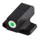 TruGlo Brite Site Tritium Pro Beretta PX4 Storm Full Size Front/Rear Night Sight Set, Green Tritium 3-Dot Configuration Front, White Focus Lock Ring, Steel, Black, TG-TG231B1W
