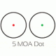 TruGlo Red-dot Dual, Red-Green Sight 5 MOA Dot