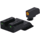 TruGlo Tritium Pro Handgun Night Sights for Smith &amp; Wesson M&amp;P 380 EZ w/ Orange Front Ring, TG-TG231MP3C