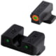 TruGlo Tritium Pro Handgun Night Sights for Springfield XD, XDM, excluding 5.25in Comp Series, XDE &amp; XDS w/ Orange Front Ring, TG-TG231X1C